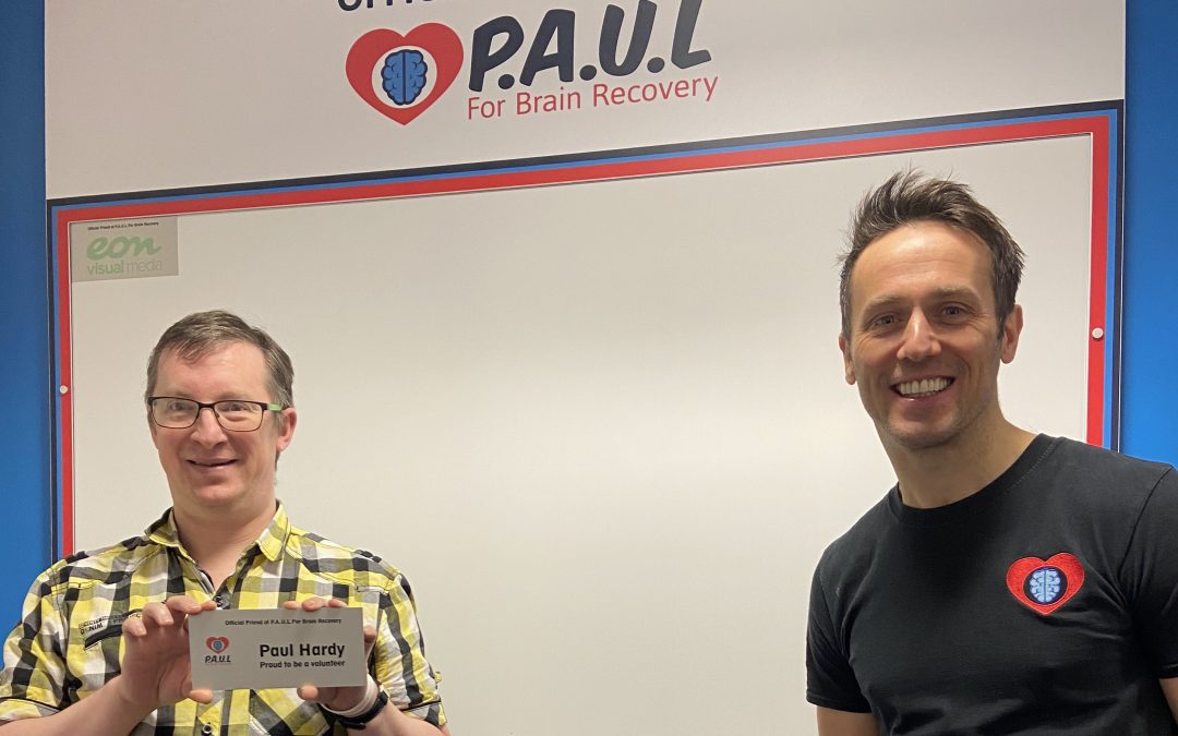 Volunteer becomes an Official Friend of P.A.U.L For Brain Recovery