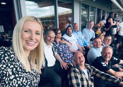 P.A.U.L For Brain Recovery service user enjoying a day out to a Hull FC game (July 2024)