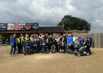 Our service users enjoying a day trip to Yorkshire Wildlife Park (July 2024)