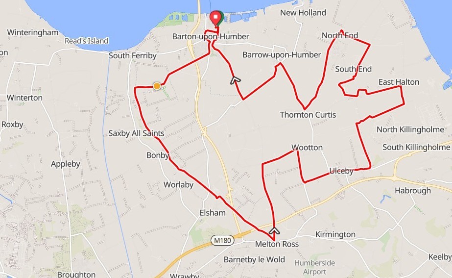 Humber Bridge Sportive 2025 - Short Route - 39.8 miles