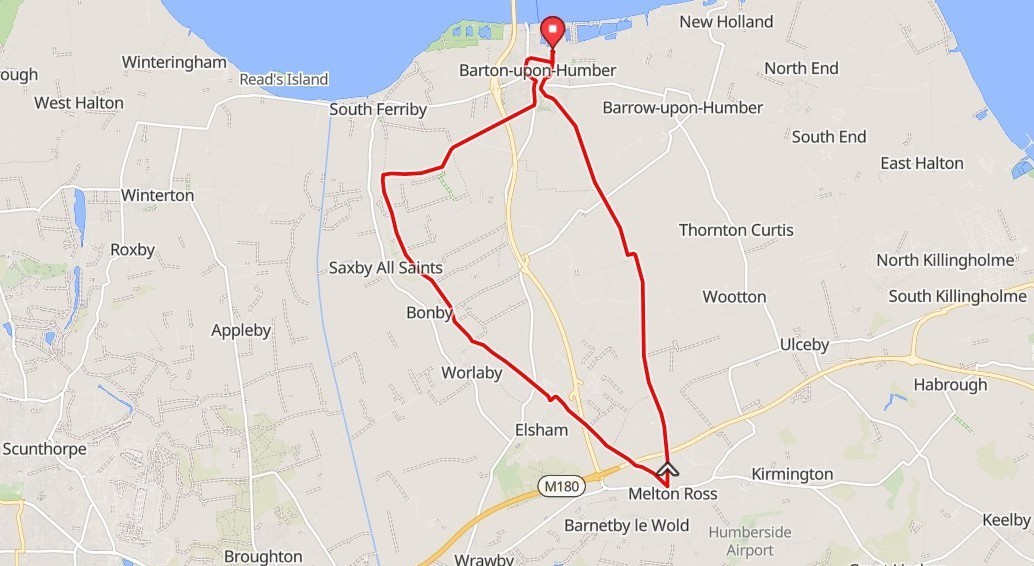 Humber Bridge Sportive 2025 - Short Route - 20.4 miles