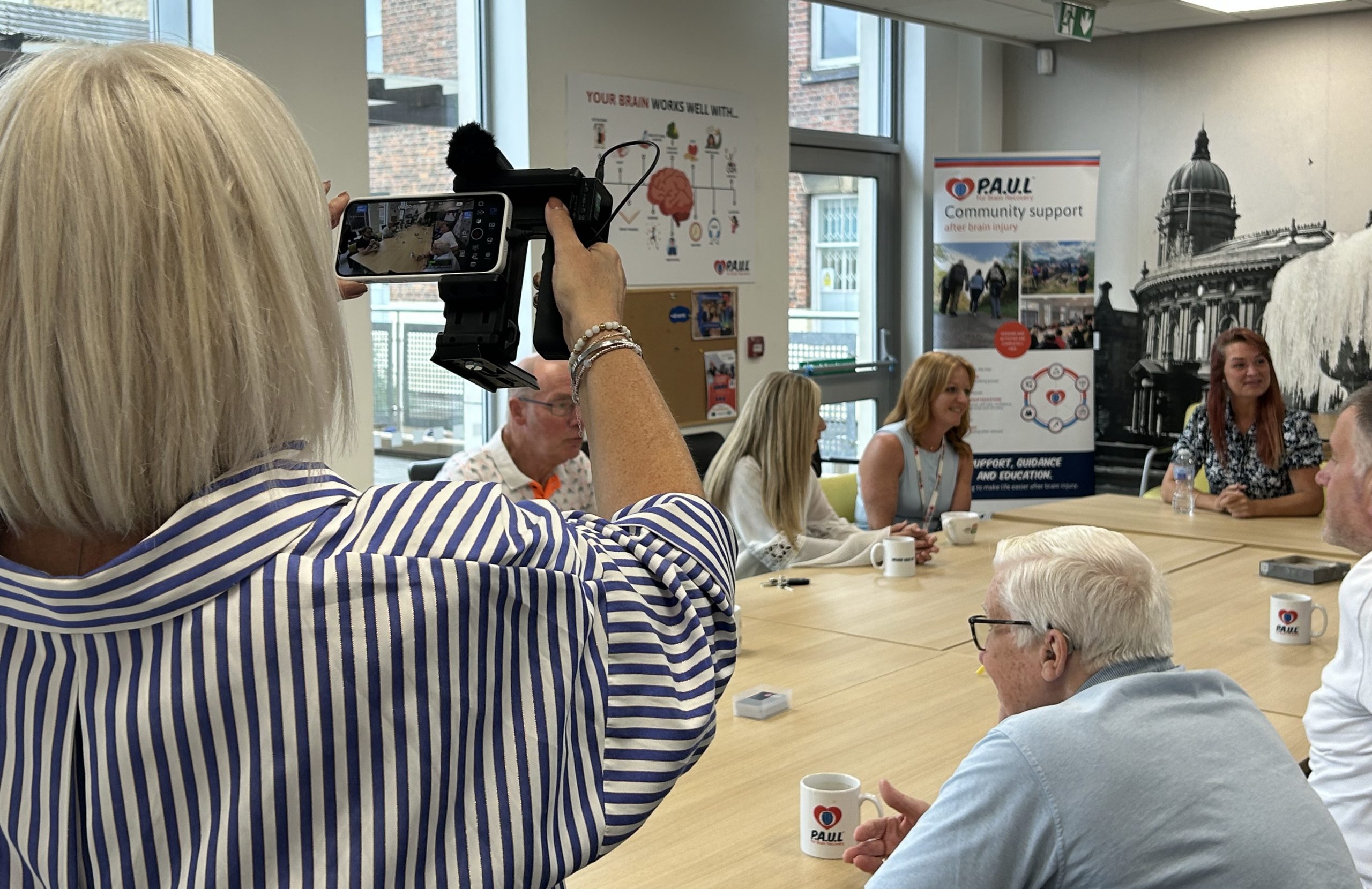 ITV Calendar visited P.A.U.L For Brain Recovery centre to see the services we provide service users - C
