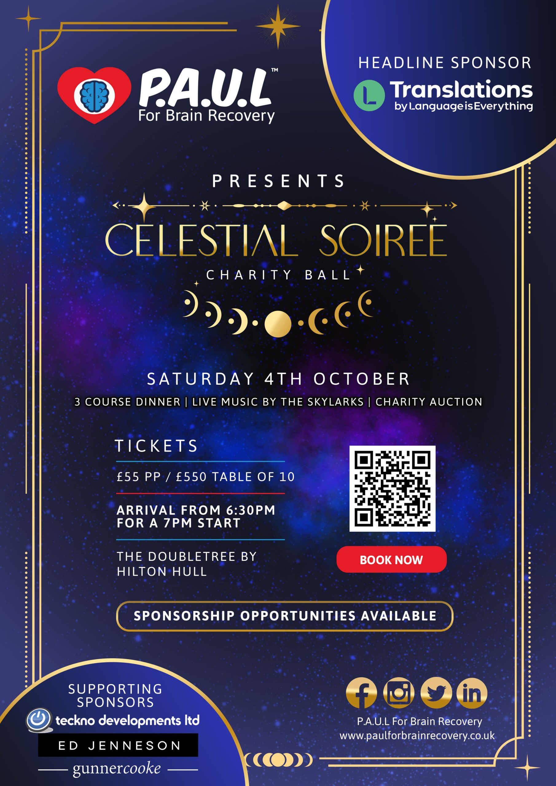 P.A.U.L For Brain Recovery Celestial Soiree Charity Ball 2025
